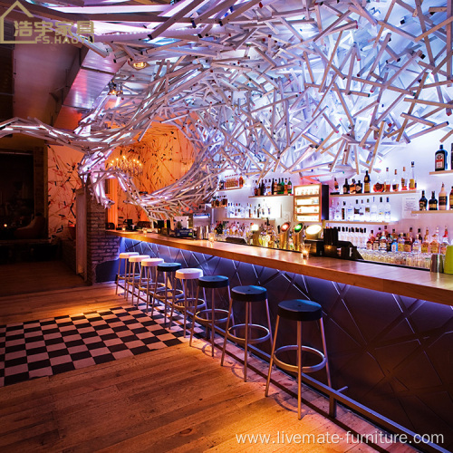 restaurant bar counter design club bar counter table